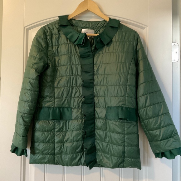 Patty Kim Grosgrain Puffer Jacket NWT - Picture 1 of 3